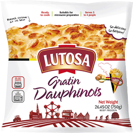 Lutosa Gratin Dauphinois Packaging