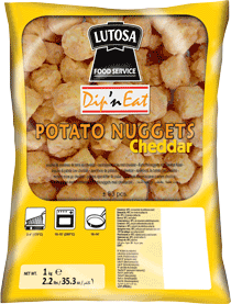 Lutosa Potato Nuggets Packaging